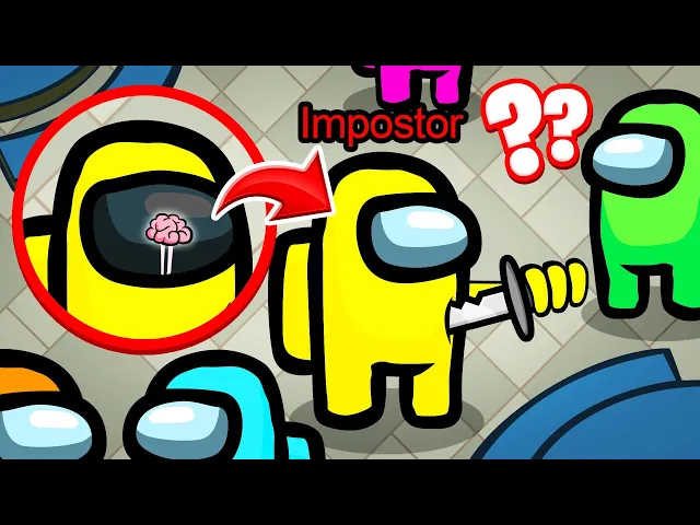 among us but the impostor has 0 iq... (dumb
